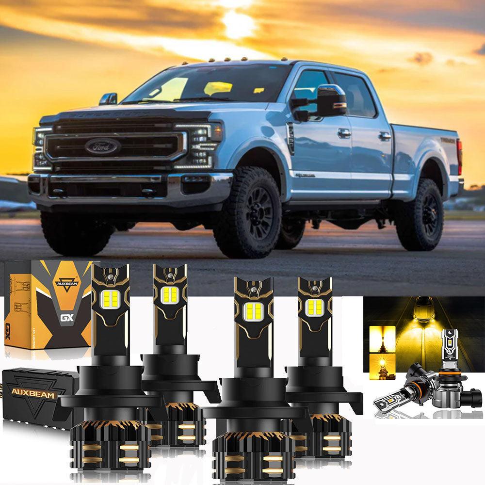 For 2020 Ford F-250 Super Duty H13 LED Headlight Bulbs Bundle
