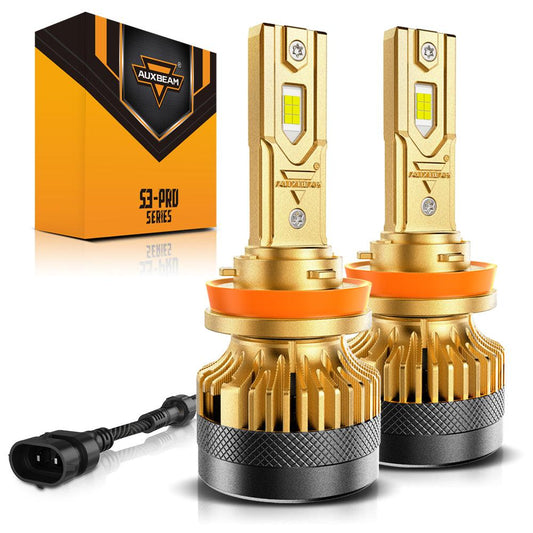🆕Bombillas LED para faros delanteros H11/H9/H8 Serie S3 Pro Alta potencia 24V 120W 24000LM 6500K Blanco frío | 2 bombillas