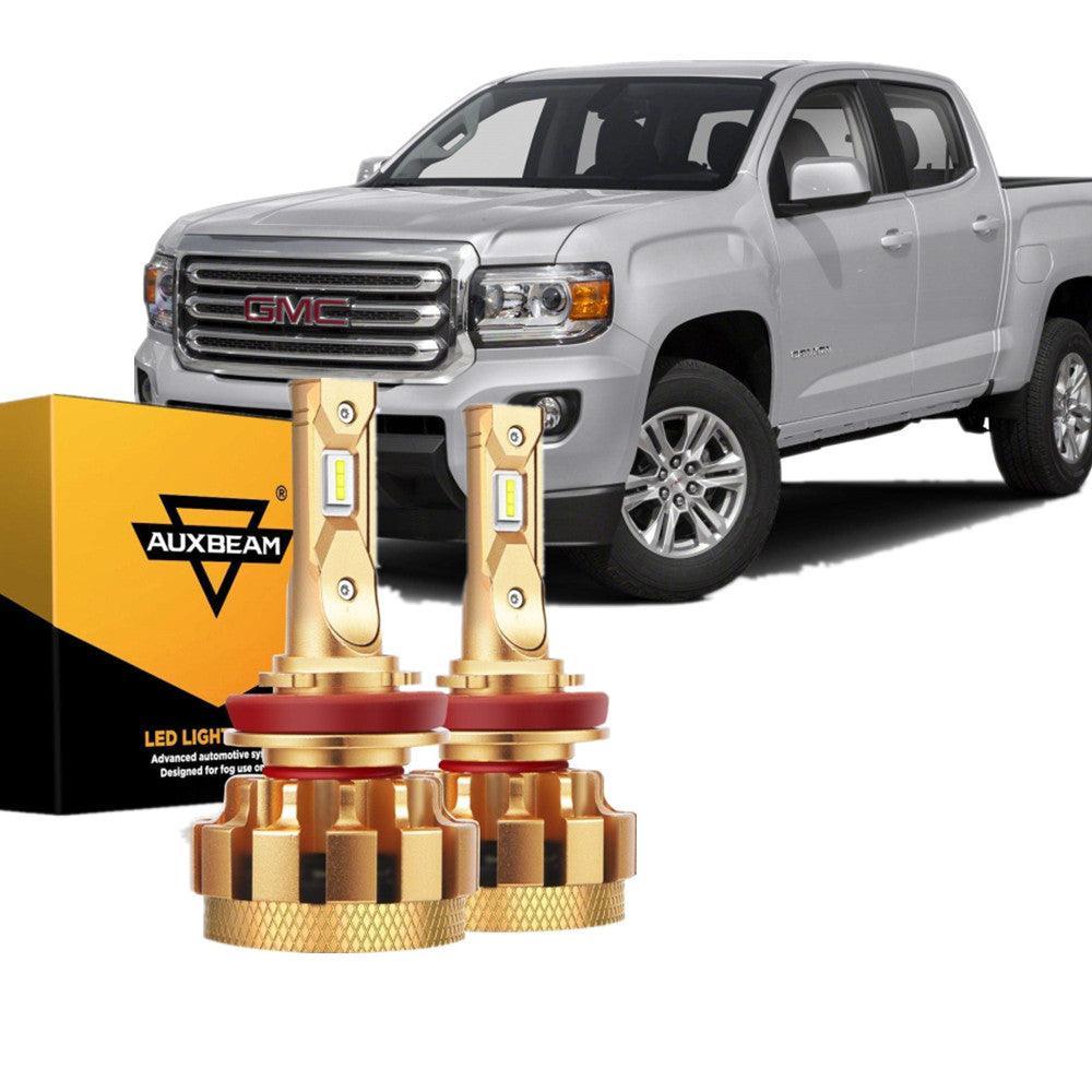 For 2015-2019 GMC Canyon F-16 Plus Series Built-in Canbus Automotive Grade 14000LM LED Light Bulbs High Low Beam Bundle