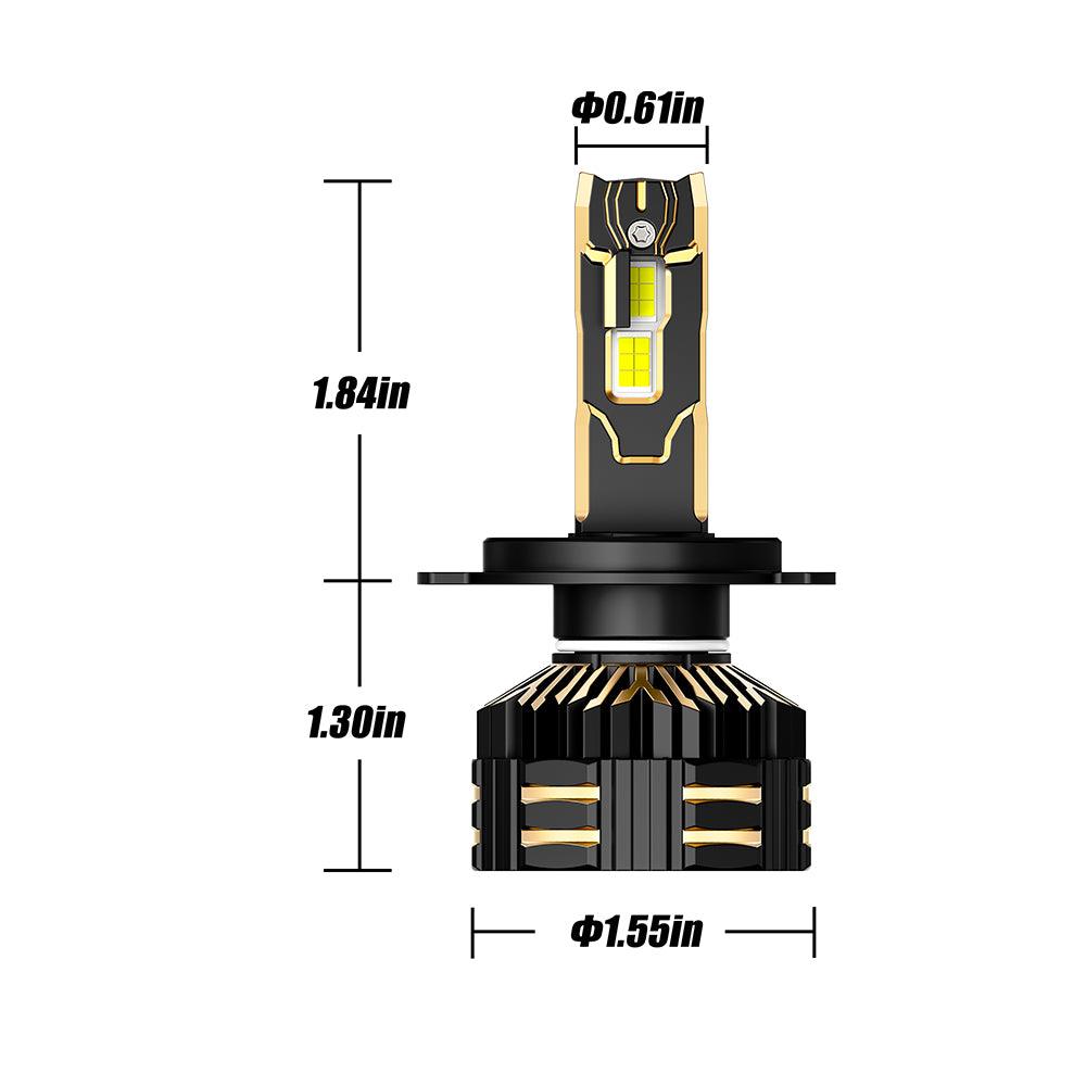 🆕Bombillas LED H4 para faros delanteros 240W 40000LM Serie GX-ULTRA 6500K Blanco frío | 2 bombillas