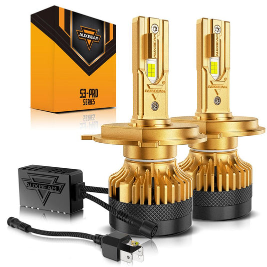🆕Bombillas LED para faros delanteros H4/9003 Serie S3 Pro Alta potencia 24V 120W 24000LM 6500K Blanco frío | 2 bombillas