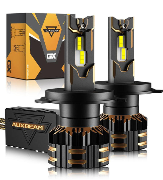 H4/9003 LED Headlight Bulbs 120W 25000LM GX Series Brightest 6500K Cool White | 2 bulbs