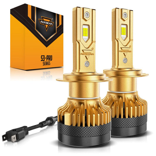 🆕Bombillas LED H7 para faros delanteros S3 Pro Series de alta potencia 24V 120W 24000LM 6500K blanco frío | 2 bombillas