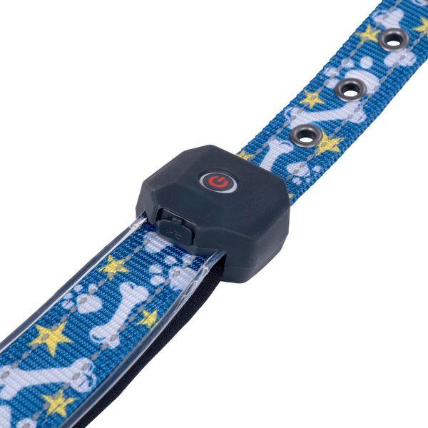 Collar Light5 Doggo Led Collar, Blue - SPEED LIGHT