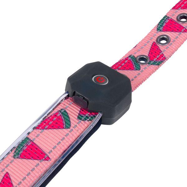Collar Light5 Doggo Led Collar, Pink - SPEED LIGHT