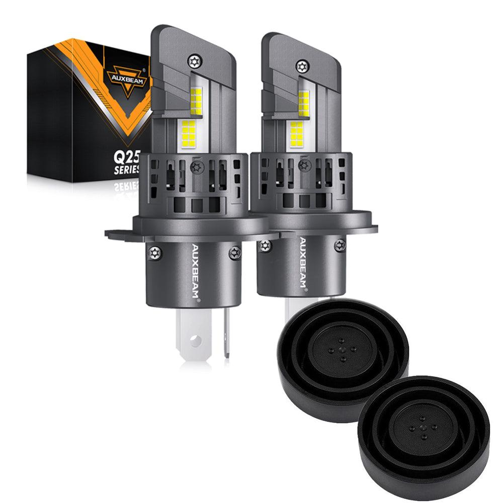 🆕H4/HB2/9003 LED Headlight Bulbs Q25 Series Real 1:1 Size 70W 20000LM 6500K Cool White | 2 Bulbs