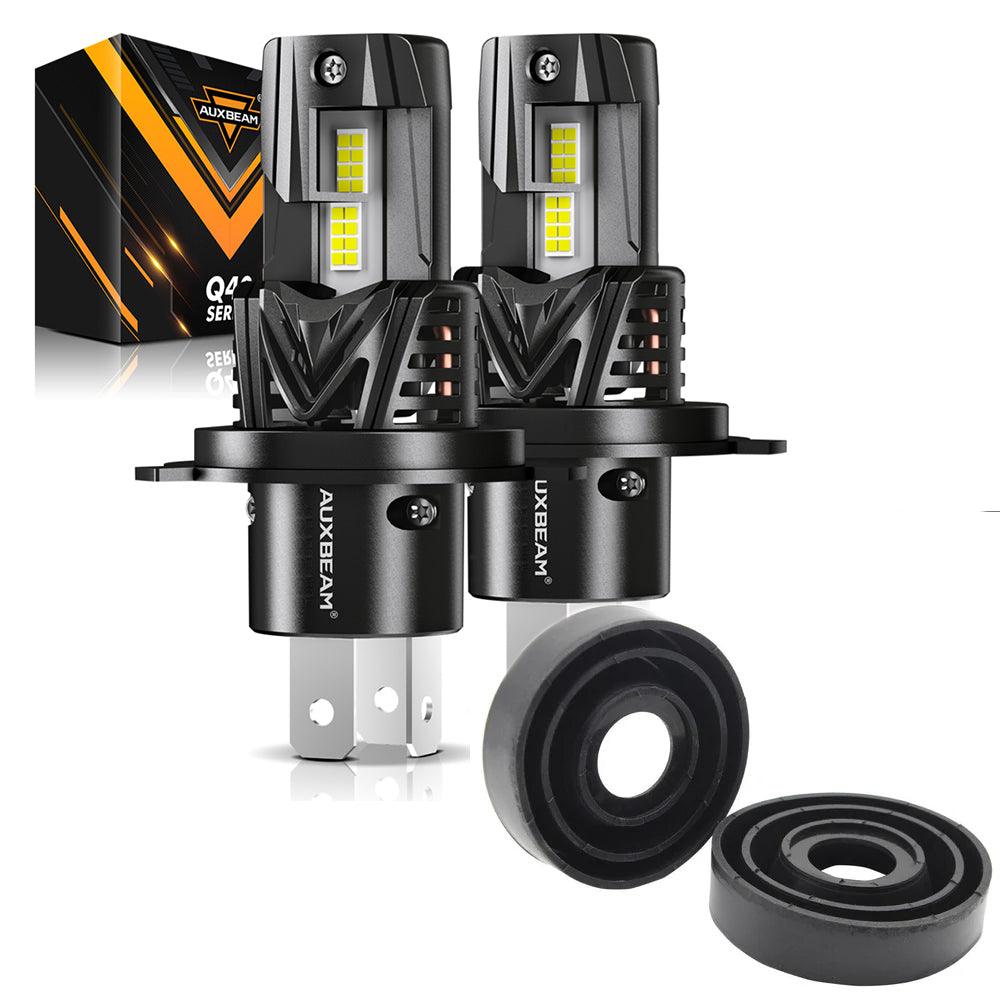 🆕Bombillas LED para faros delanteros H4/9003 Serie Q40 Brillo ultraalto 120W 30000LM 6500K Blanco frío | 2 bombillas