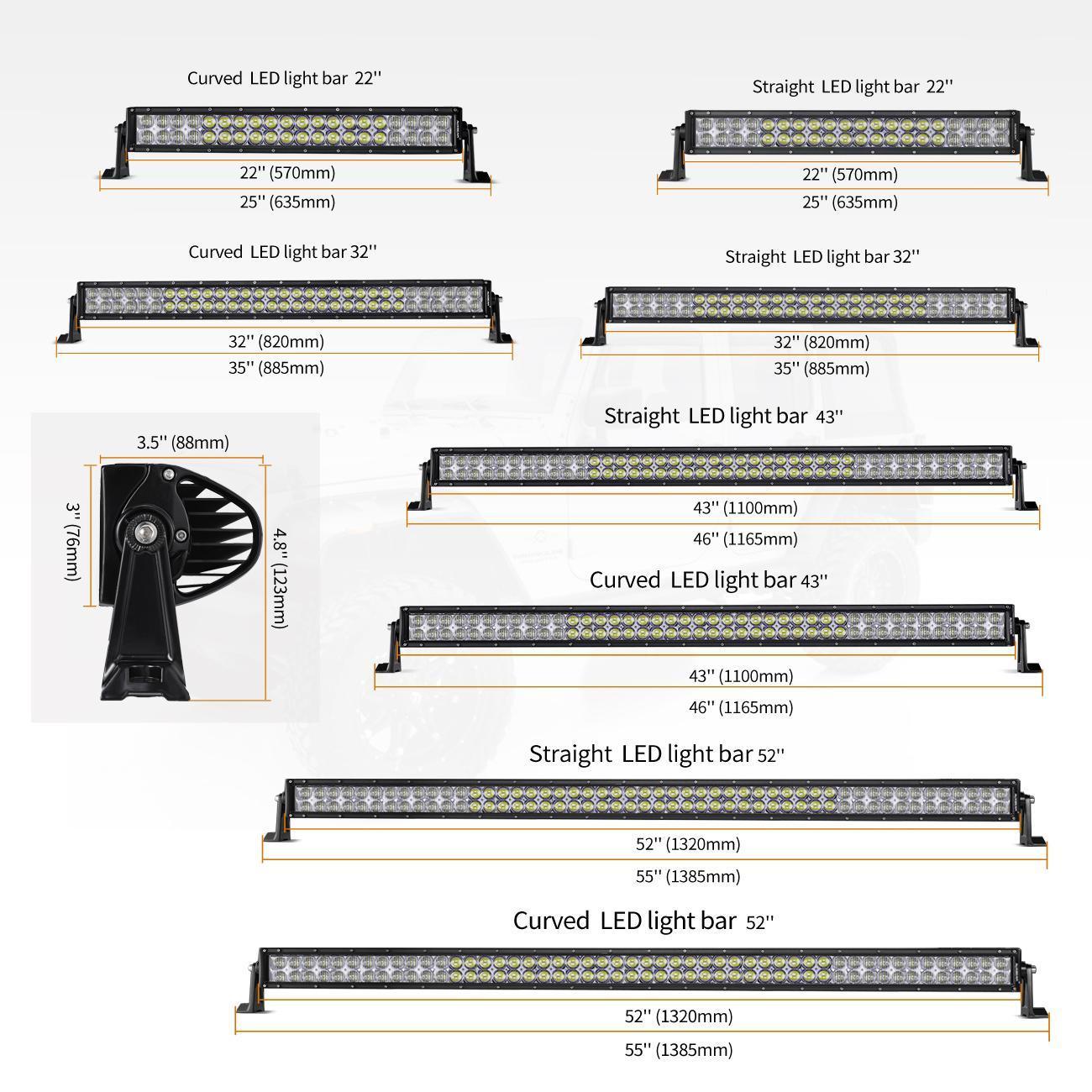 32 inch V-Series Curved RGB Color Changing Off Road Led Light Bar