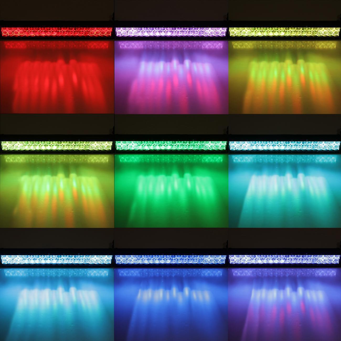 32 inch V-Series Curved RGB Color Changing Off Road Led Light Bar