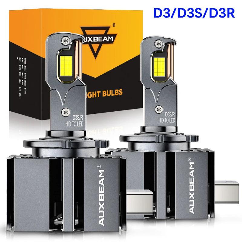 AUXBEAM D-PRO Series 70W High Power 22000LM LED Headlight Bulb for Hid Replacement