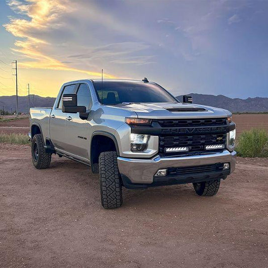 Auxiliary light kit Chevrolet Silverado 2500/3500 LT (2020-2023), 2 x Lazer Triple-R 1000 - SPEED LIGHT