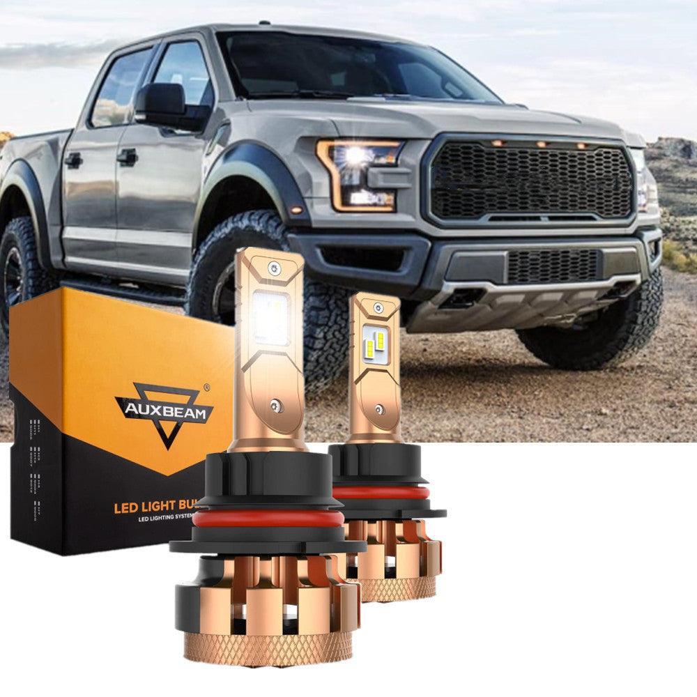 For 2000-2004 FORD F150 F250 F350 F-16 Plus Series 9007 Built-in Canbus Automotive Grade 14000LM LED Light Bulbs High Low Beam Bundle