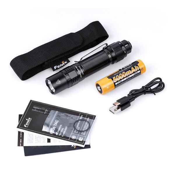 Flashlight Fenix PD36 TAC, 3000 lm - SPEED LIGHT