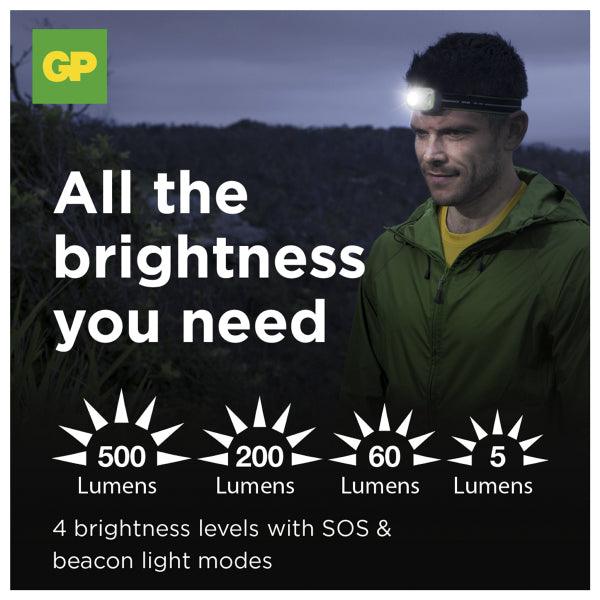 Headlamp GP Xplor PHR 17, 500 lm - SPEED LIGHT