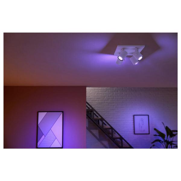 Ceiling lamp Philips Hue Argenta Quadruple, GU10 - SPEED LIGHT