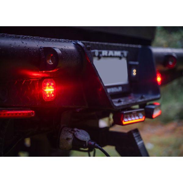Warning light Purelux Strobe Ultra Slim Square - 8W / White/Red - SPEED LIGHT