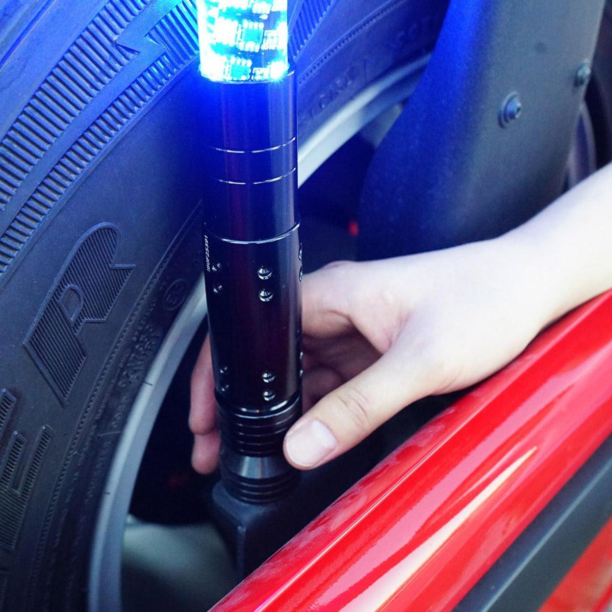 3FT/4FT RGB LED Whip Light Rotating Color Changing Flag Pole with Bluetooth Controlled