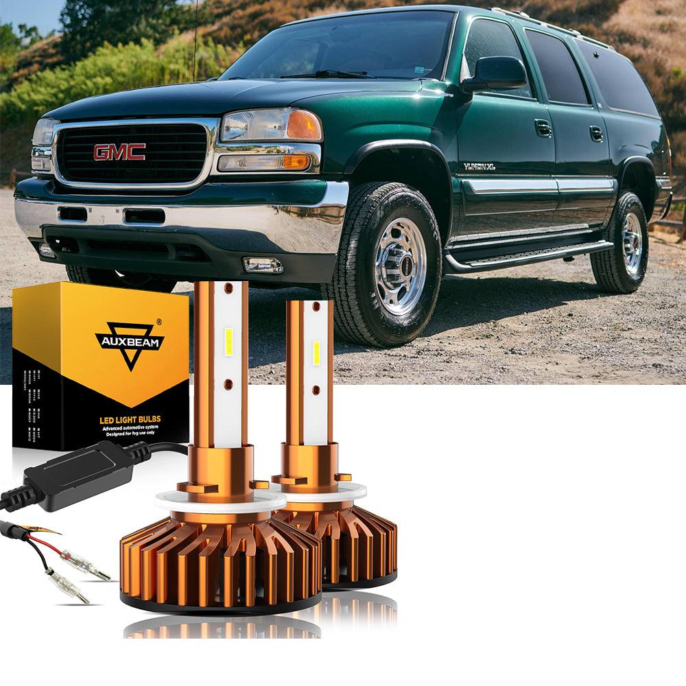 Para 2000-2006 GMC Yukon XL 2500 9005 9006 Paquete de bombillas LED para faros delanteros