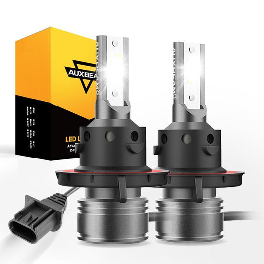 H13 LED Light Bulbs Z6 Series Fanless 300% Brighter 6500K White Light