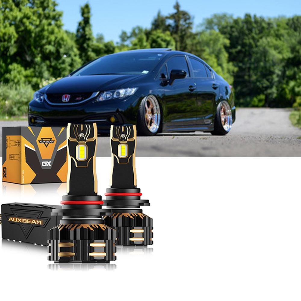 Para Honda Civic 2014-2015 9005 H11 9006 Paquete de bombillas LED para faros delanteros