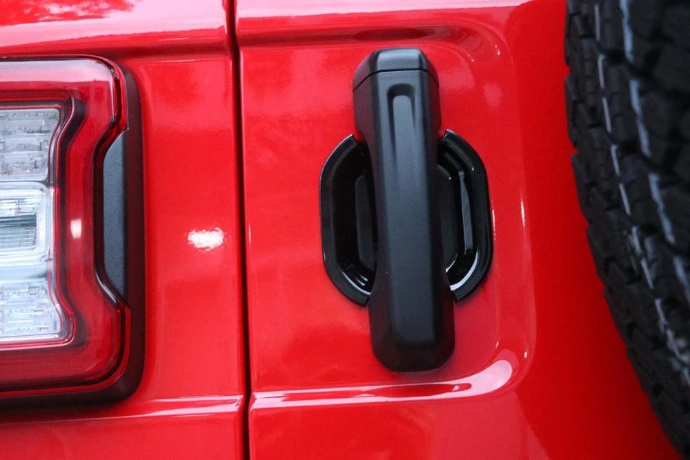 (5pcs/set) Door Handle Bowl Exterior Trim, Door Handle Recess Guard Trim Cover for Jeep Wrangler JL 2018-2022