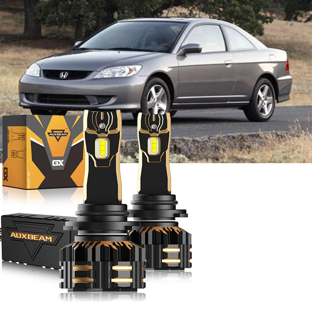 Para Honda Civic 2004-2005 9005 9006 Paquete de bombillas LED para faros delanteros