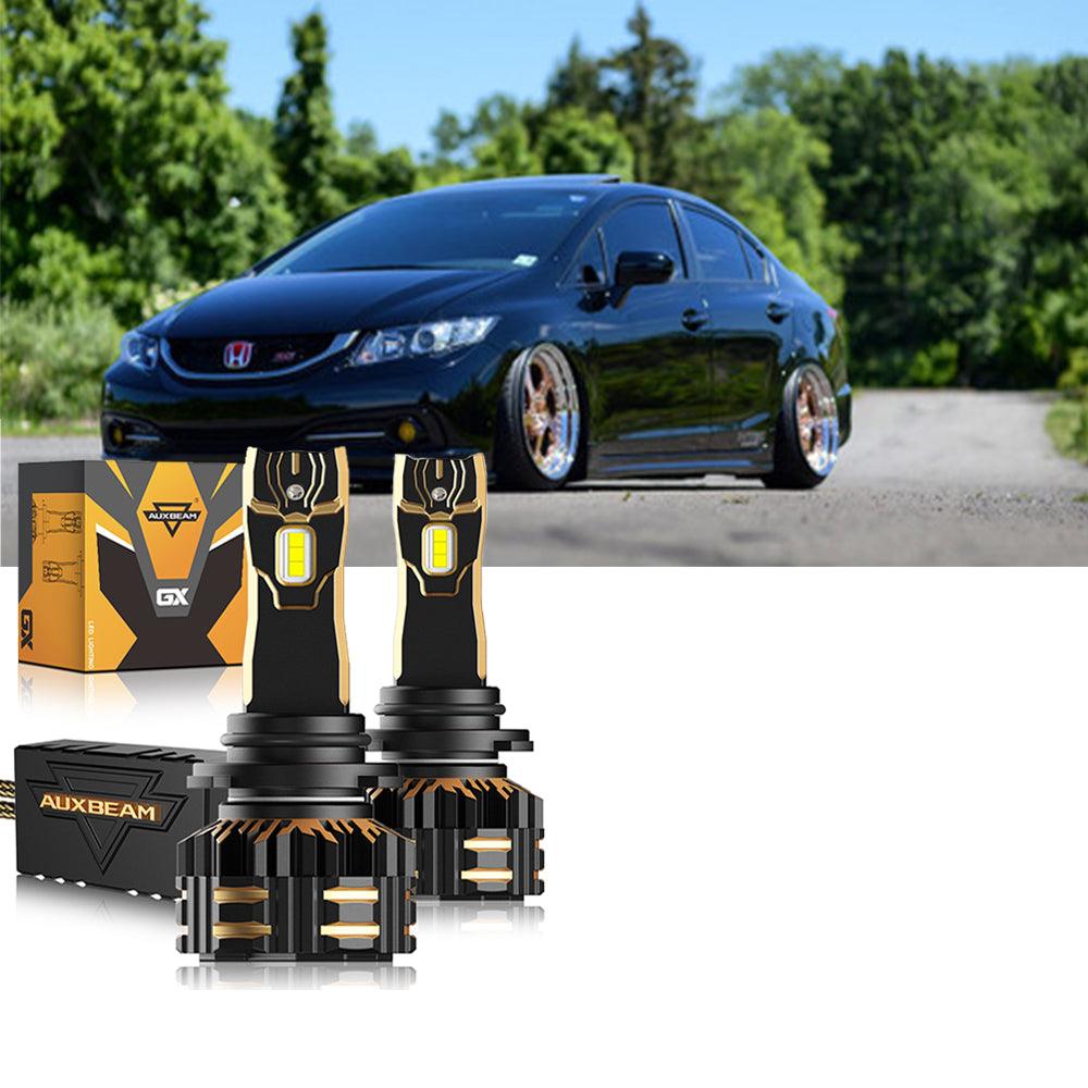 Para Honda Civic 2014-2015 9005 H11 9006 Paquete de bombillas LED para faros delanteros