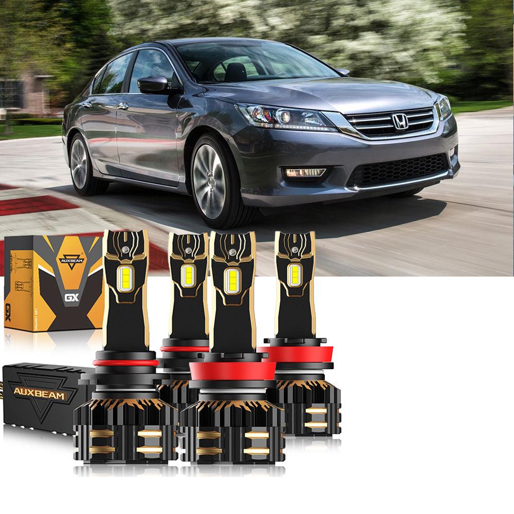 Para Honda Accord 2013-2015 9005 H11 Paquete de bombillas LED para faros delanteros