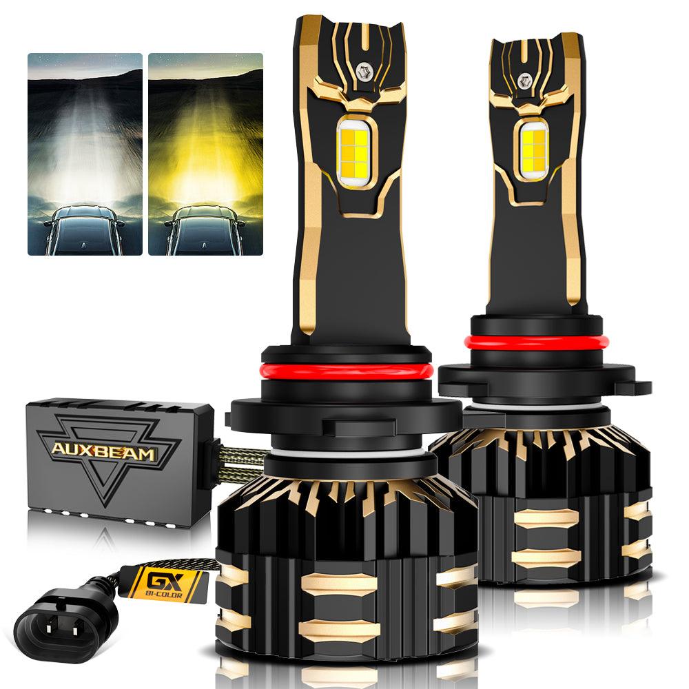 High Power &amp; Brightness GX Bi-Color Series 25000LM 110W LED Headlight Bulbs Dual Color Switchback 