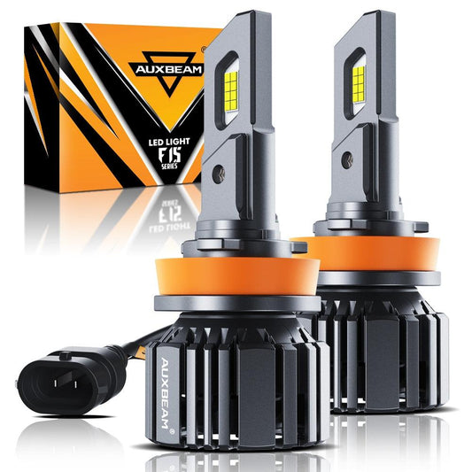 20% Tamaño más pequeño Serie F15 20000LM 90W Bombillas para faros delanteros LED 6500K Blanco frío 