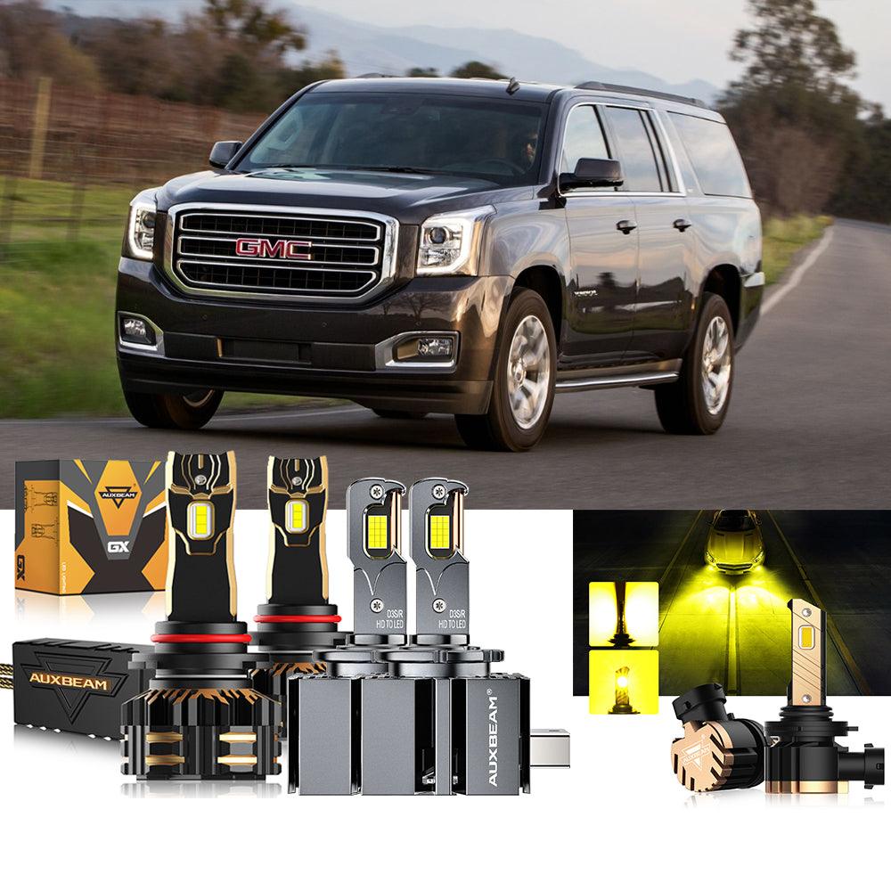 Para GMC Yukon XL 2017-2018 HID 9005 D3S Paquete de bombillas LED para faros delanteros