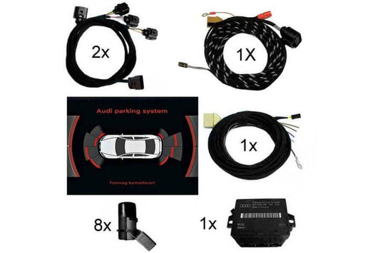 APS Audi Parking System Plus Front & Rear Retrofit for Audi A8 4E - SPEED LIGHT
