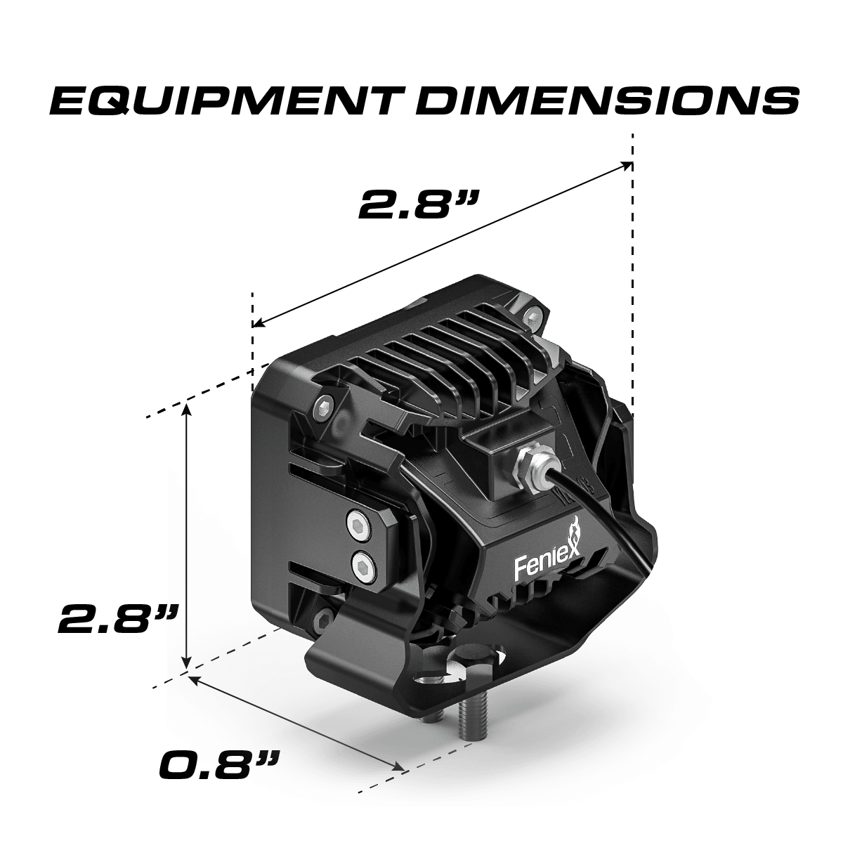 4" Hi/Lo Cube - SPEED LIGHT