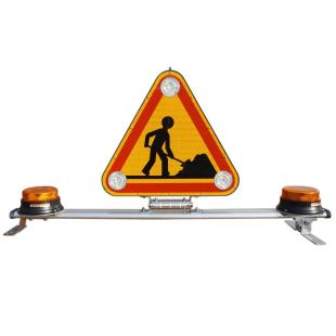 Barre Triflash 500 et gyrophares - Relevage manuel