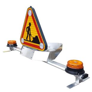 Barre Triflash 500 mm et gyrophares - Relevage ￩lectrique