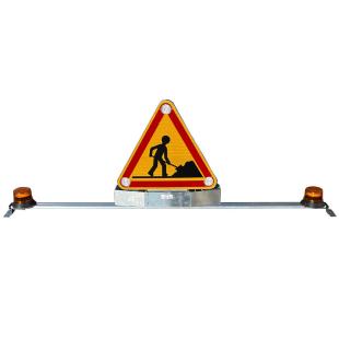 Barre Triflash 700 mm et gyrophares - Relevage ￩lectrique