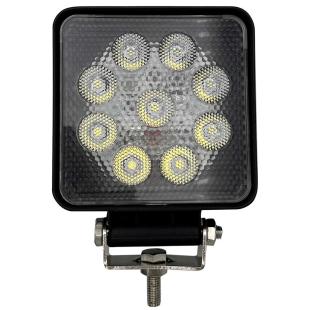 Phare de travail carr￩ 9 leds