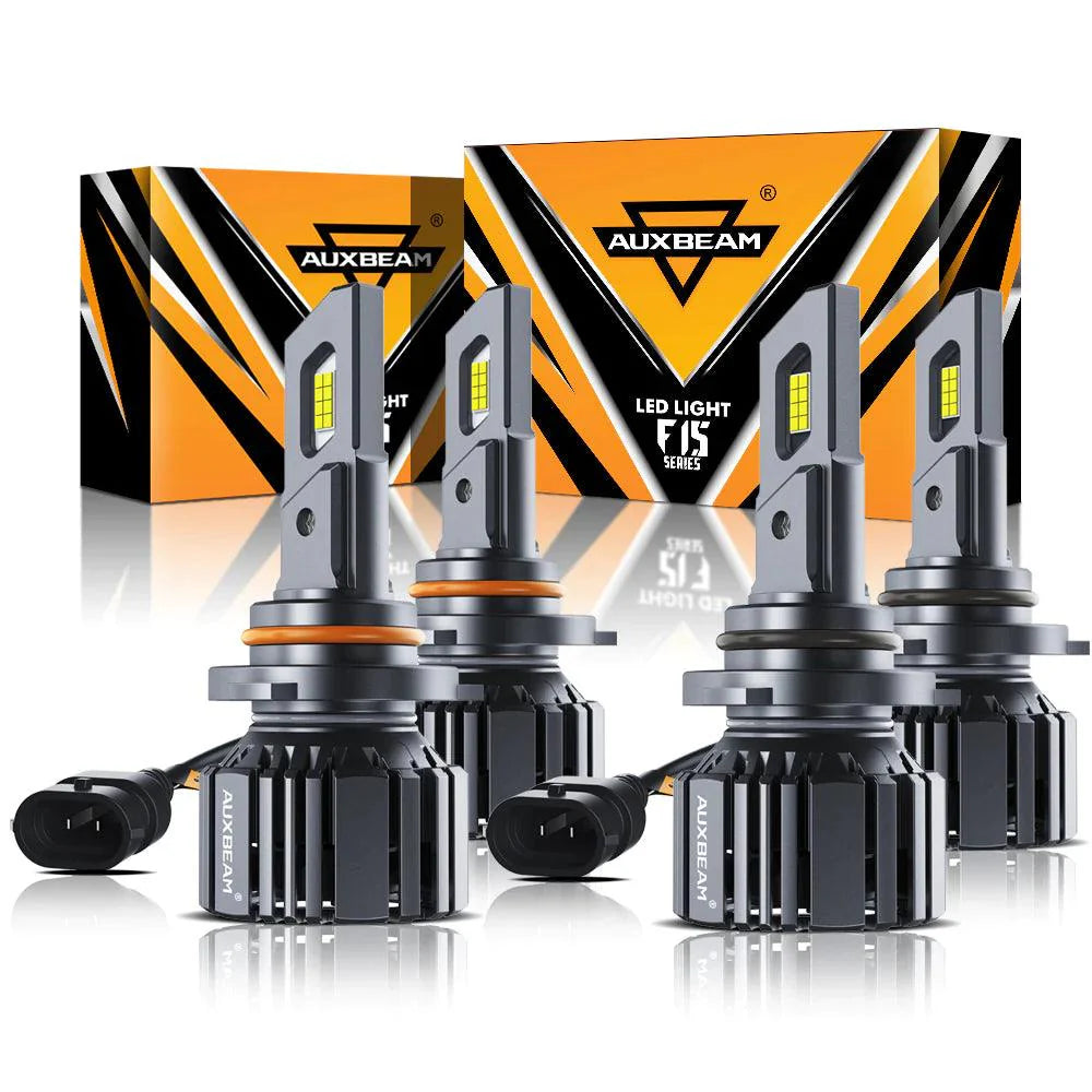 20% Tamaño más pequeño Serie F15 20000LM 90W Bombillas para faros delanteros LED 6500K Blanco frío 