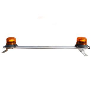 Barre a￩ro simple avec gyrophares oranges