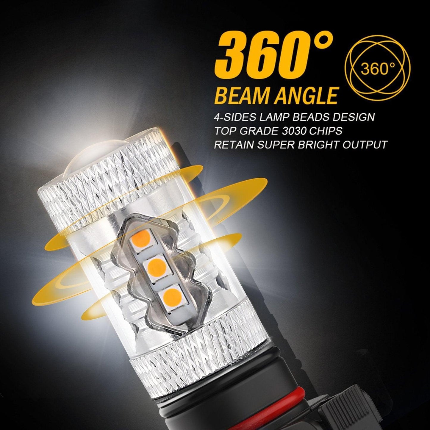 FOR 2007-2019 Chevrolet Silverado 1500 2500 3500 9005+H11+5202 High Low Beam Fog Light Combo F-16 Plus Series Automotive Grade 28000LM LED Light Bulbs