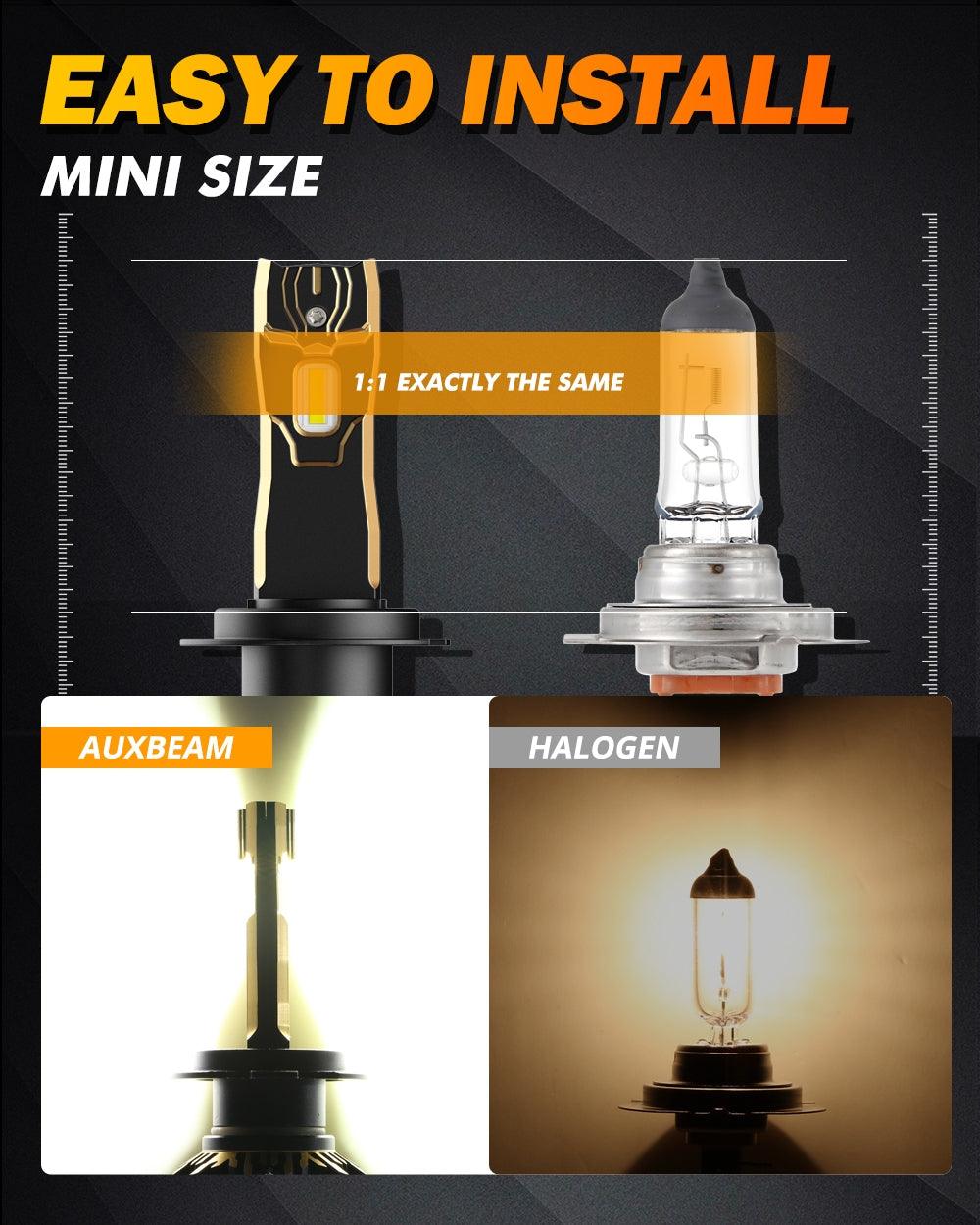 For 2014 Mercedes Benz E350 Coupe 4matic H7 LED Headlight Bulbs 