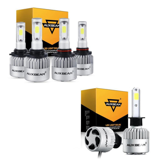 2001-2003 Mazda Miata 9005+9006 Bombillas LED combinadas de haz alto y bajo Serie S2 COB Haz de 360° 16000LM 