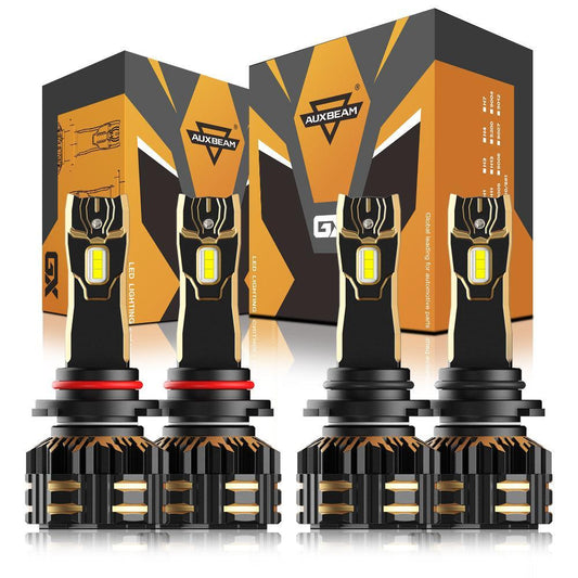Bombillas LED para faros delanteros 9005+9006 120W 25000ML Serie GX Brigtest 6500K Blanco frío | 4 bombillas 