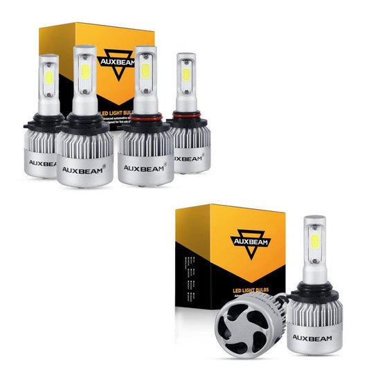 2004 2005 Mazda Miata 9005+9006 Bombillas LED combinadas de haz alto y bajo Serie S2 COB Haz de 360° 16000LM 