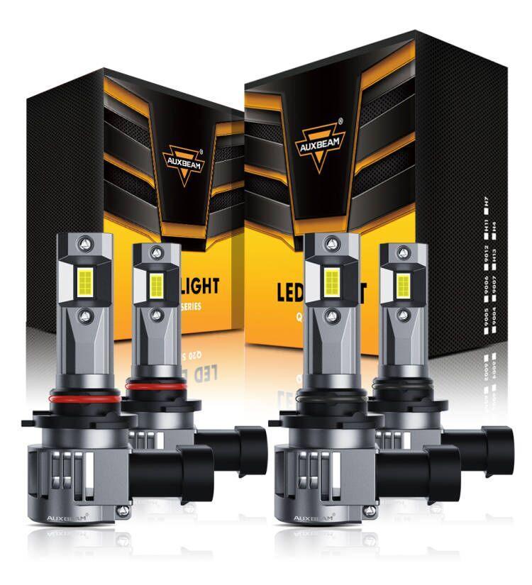 Bombillas halógenas 1:1 tamaño Q20 serie 22000LM 90W LED para faros delanteros 6500K blanco frío