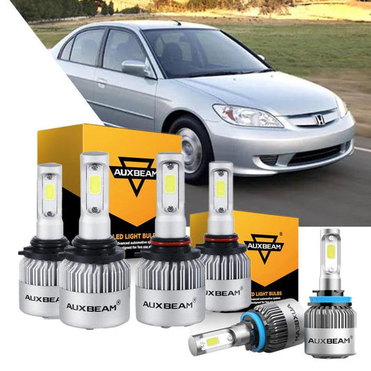 For 2006-2015 HONDA CIVIC LED Light Bulbs S2-Series COB 360° Beam 16000LM 