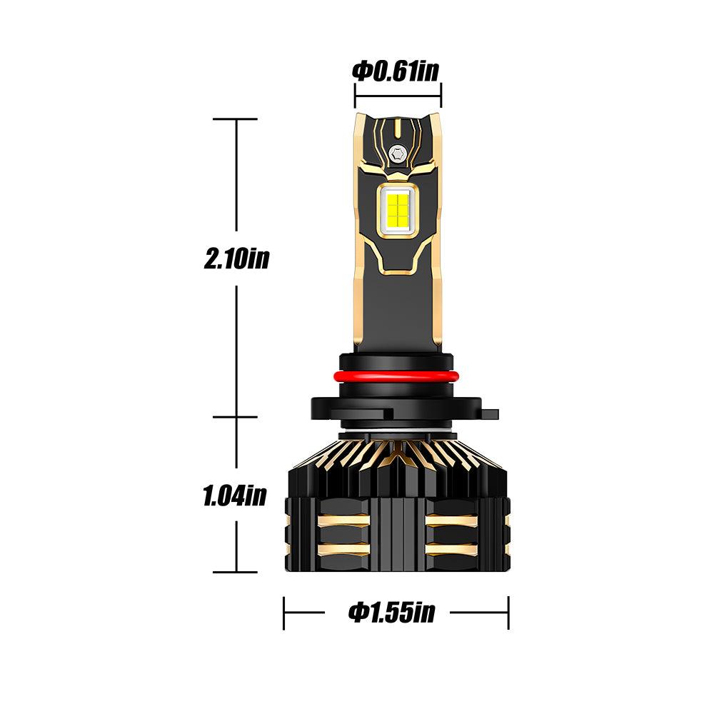 🆕9006/HB4 Bombillas LED para faros delanteros 240W 40000LM Serie GX-ULTRA 6500K Blanco frío | 2 bombillas 
