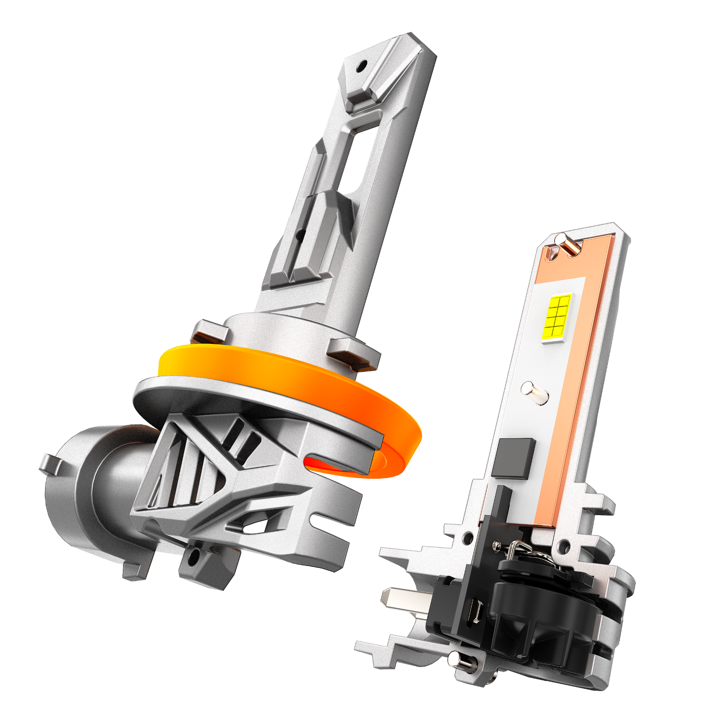 🆕H11+H11 LED Headlight Bulbs 70W 20000LM Q26 Series 1:1 Size Plug-n-Play 6500K Cool White | 4 Bulbs