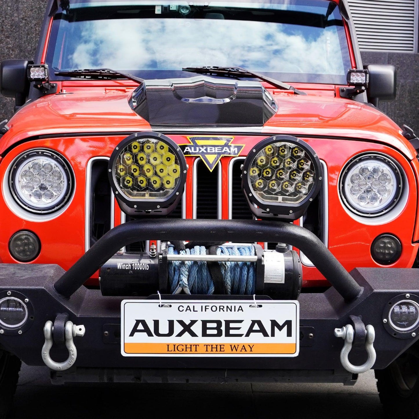 (2pcs/set) 7 Inch 178W Round Off road light Spot Beam LED Driving Lights 
