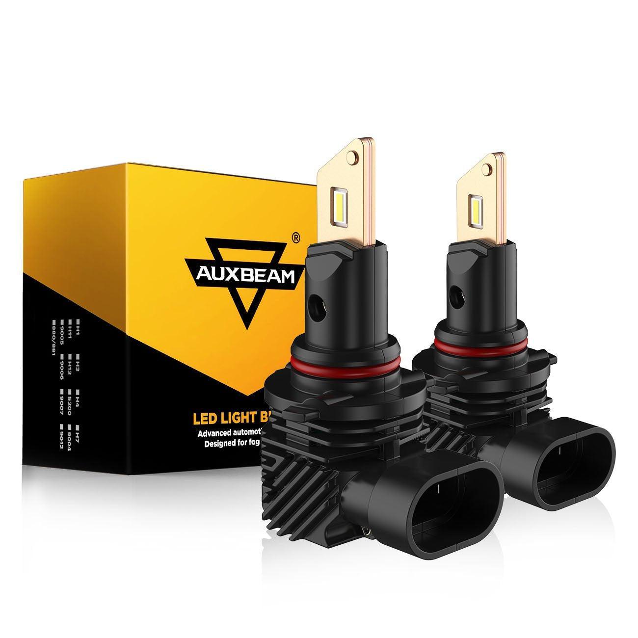 For 2005-2011 Toyota Tacoma H4/9003 Q10 Series Fanless&amp;Wireless 1:1 Halogen Size 6500K LED Light Bulbs High Low Beam Bundle 